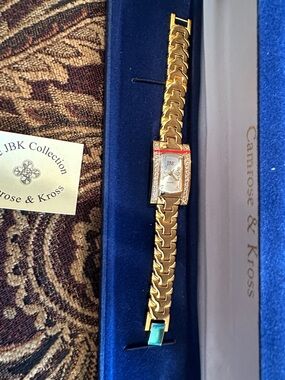 JBK Gold Tone Bracelet Watch NWT
